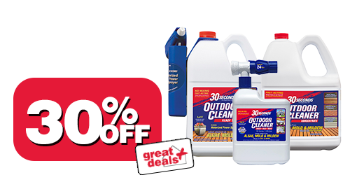 30% off all 30 second cleaner