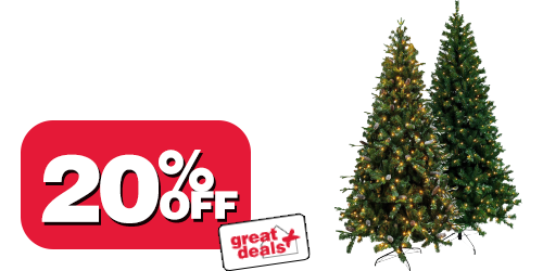 20% off Christmas Trees