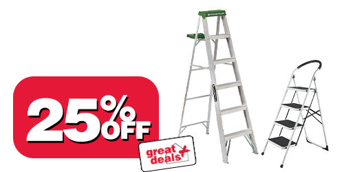 25% Off all Ladders