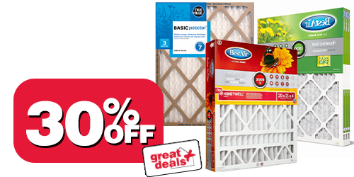 30% Off all furnace filters